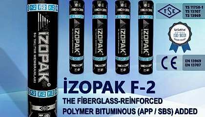 Izopak F-2 Fibro Glass Supported Bituminous Isolation Membrane
