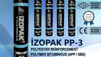 Izopak PP-3 Polyester Felt Bituminous Isolation Membrane