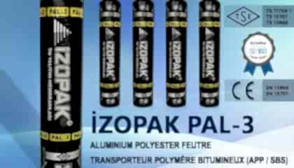 İzopak PAL-3 Alumınıum Polyester Feutre Transporteur Polymère Bıtumıneux
