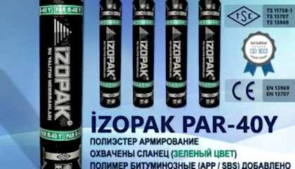 İzopak PAR-40Y Полиэстер Армирование Охвачены Сланец (Зеленый Цвет) Полимер