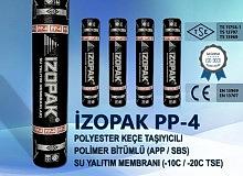 İzopak Pp-4 Polyester Keçe Taşıyıcılı Polimer Bitümlü (App / Sbs) Su Yalıtım Membranı (-10c / -20c Tse)