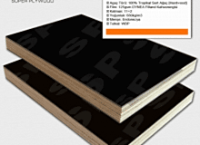 İthal Plywood 18mm (1250*2500mm) Filmli Plaka