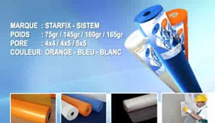 Starfix et Surface Coating Net System
