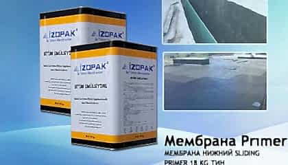 Шесть Sliding İzopak Мембрана Primer 18 кг олова